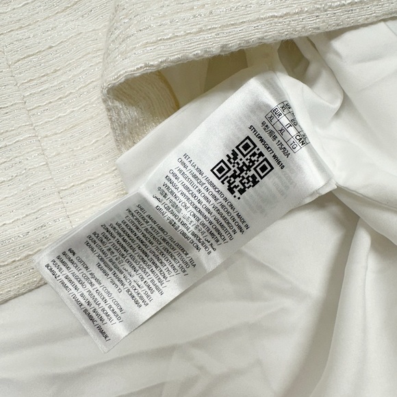 GUESS Women's Elsie Denim-Trim Tweed Sleeveless Dress Size XL - Picture 8 of 8